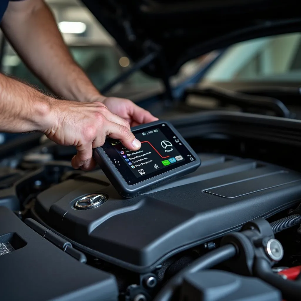 Mercedes Motorsteuergerät Reparatur