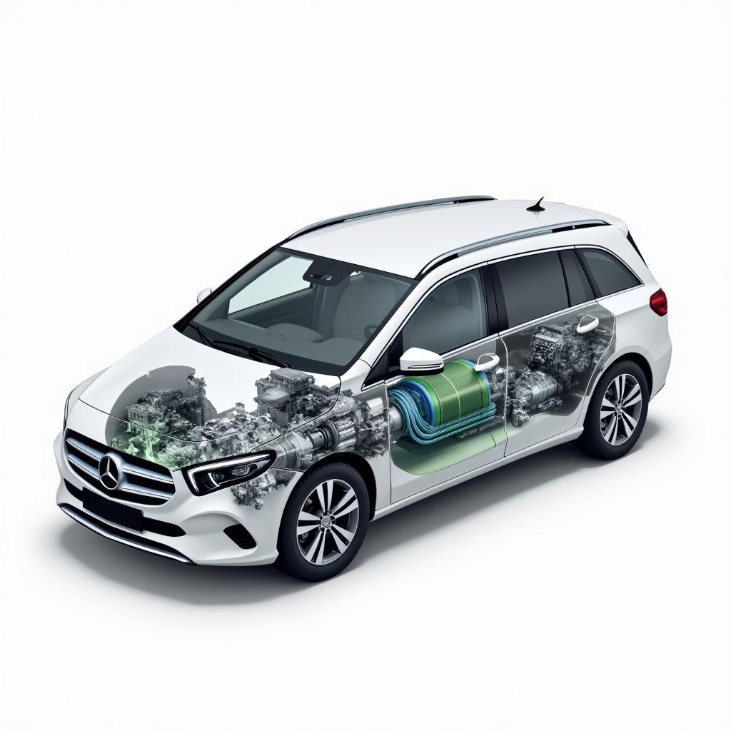 Mercedes PHEV Antriebsstrang