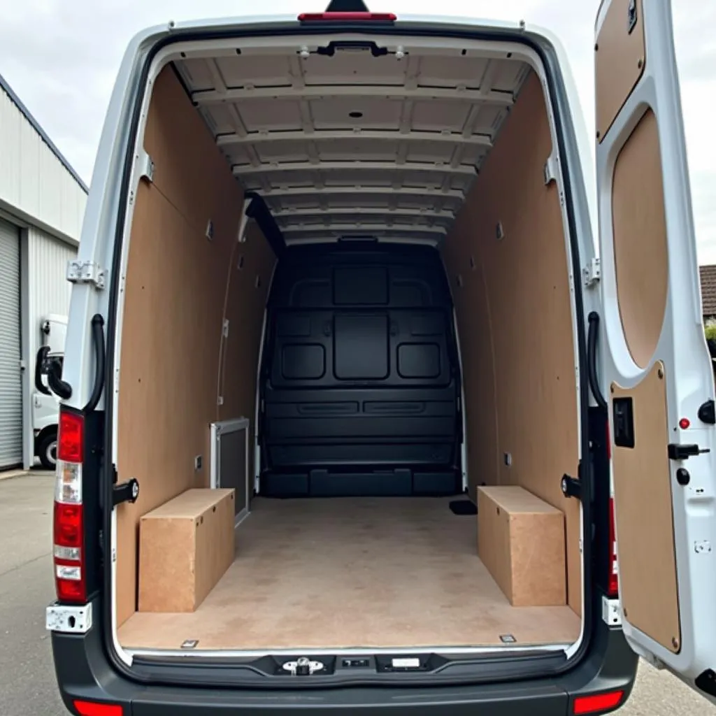 Geräumiger Innenraum eines gebrauchten Mercedes Sprinter