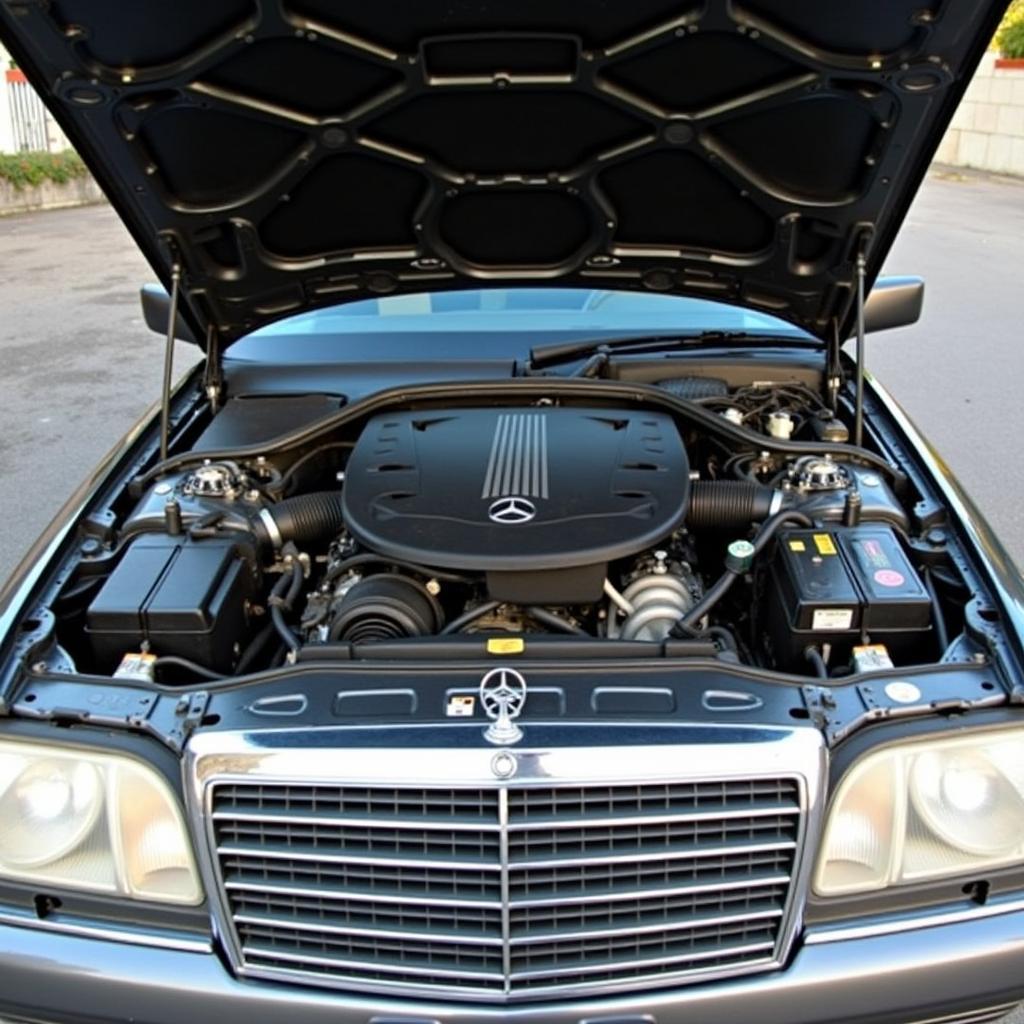 Mercedes-Benz W201 Motorraum