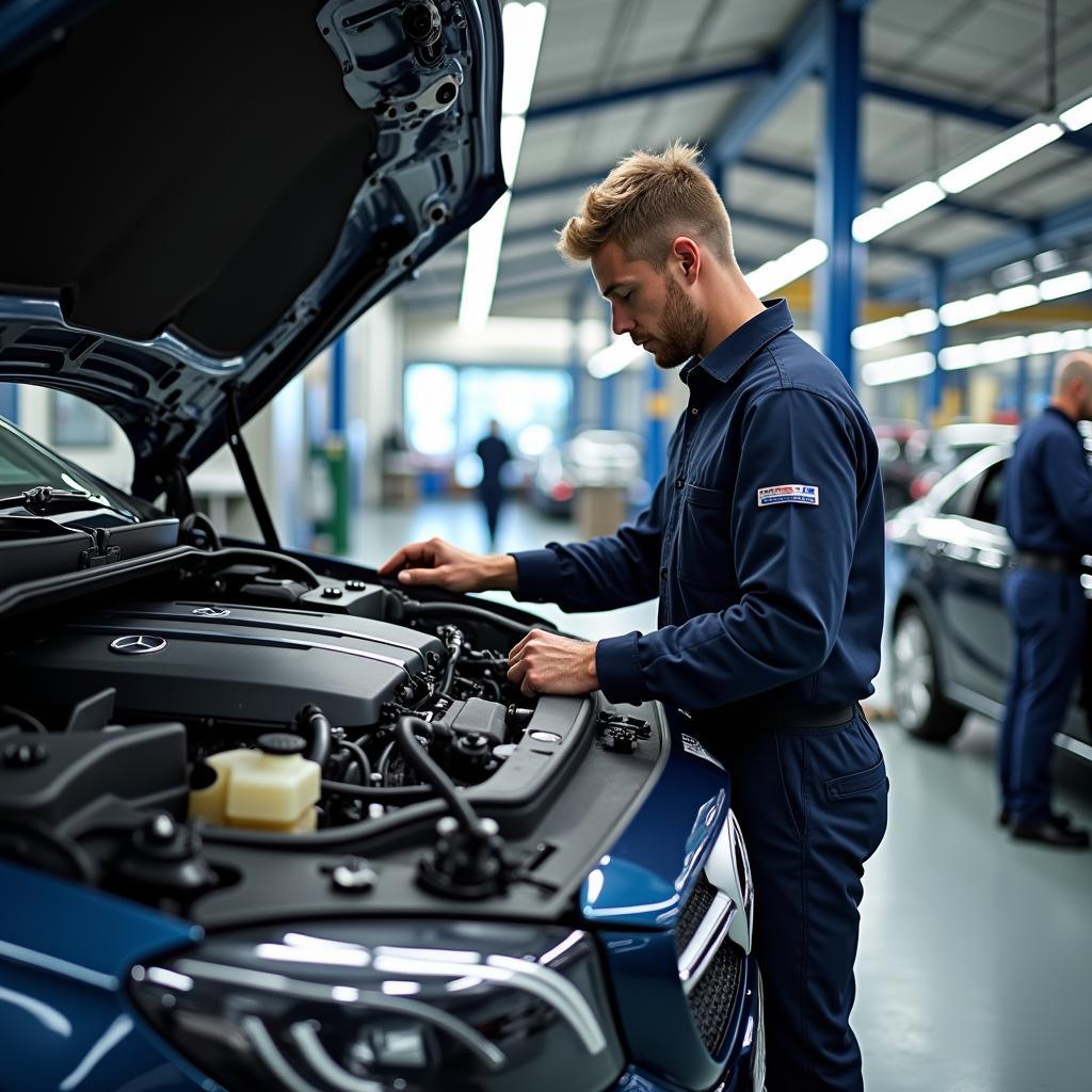 Mercedes Werkstatt in Bad Neustadt