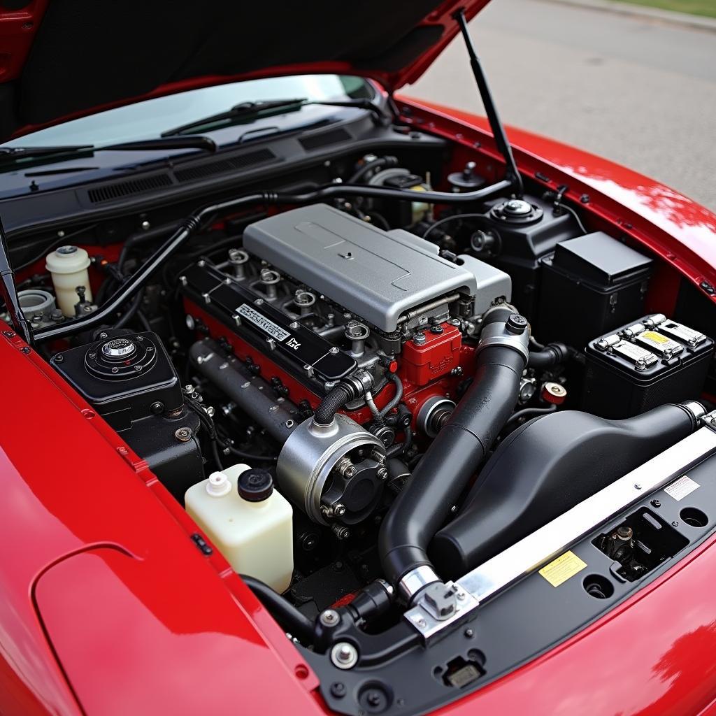 Mitsubishi 3000 GT Motorraum