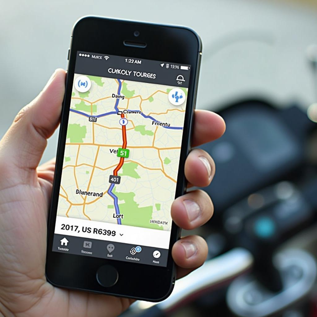 Motorradtour App Navigation