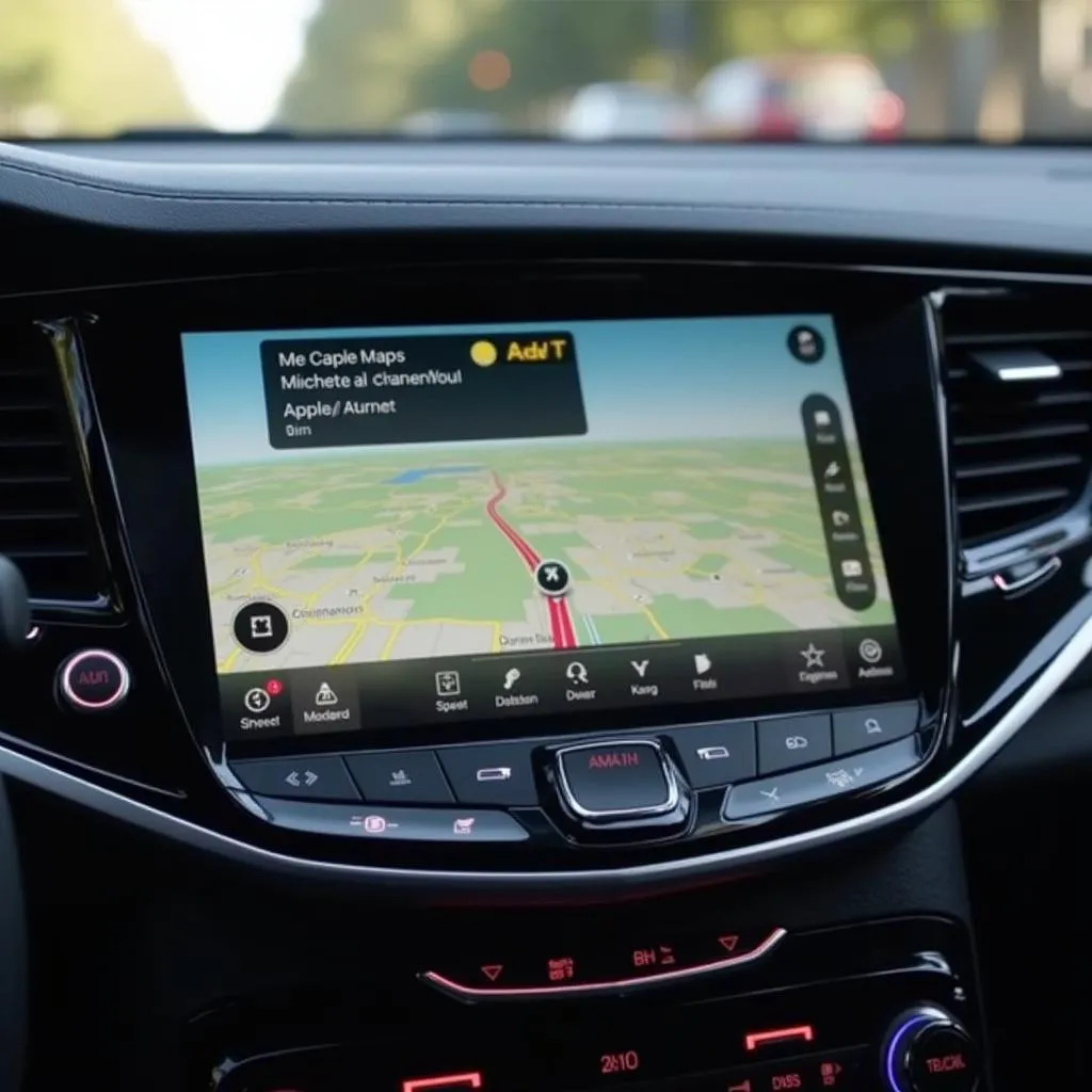 Navigation mit Apple CarPlay Opel Astra