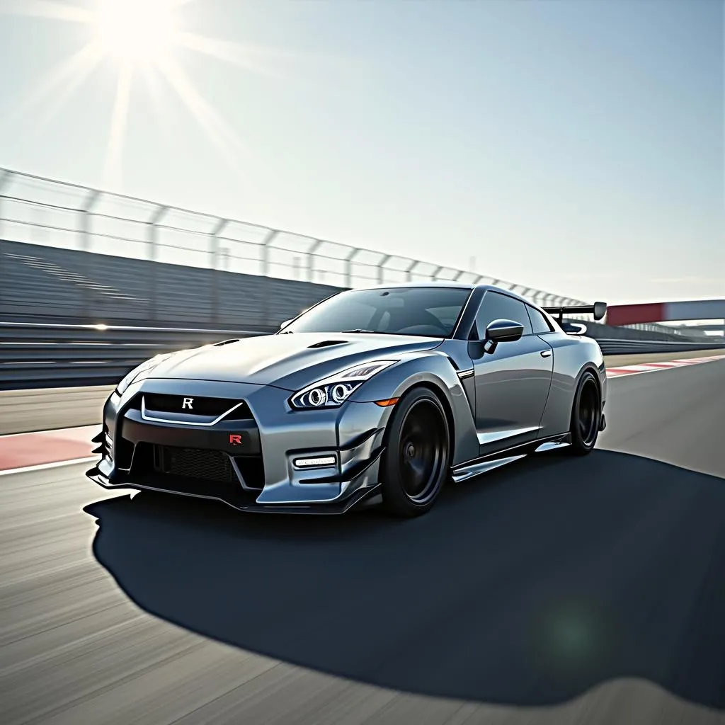 Nissan GT-R JP auf der Rennstrecke