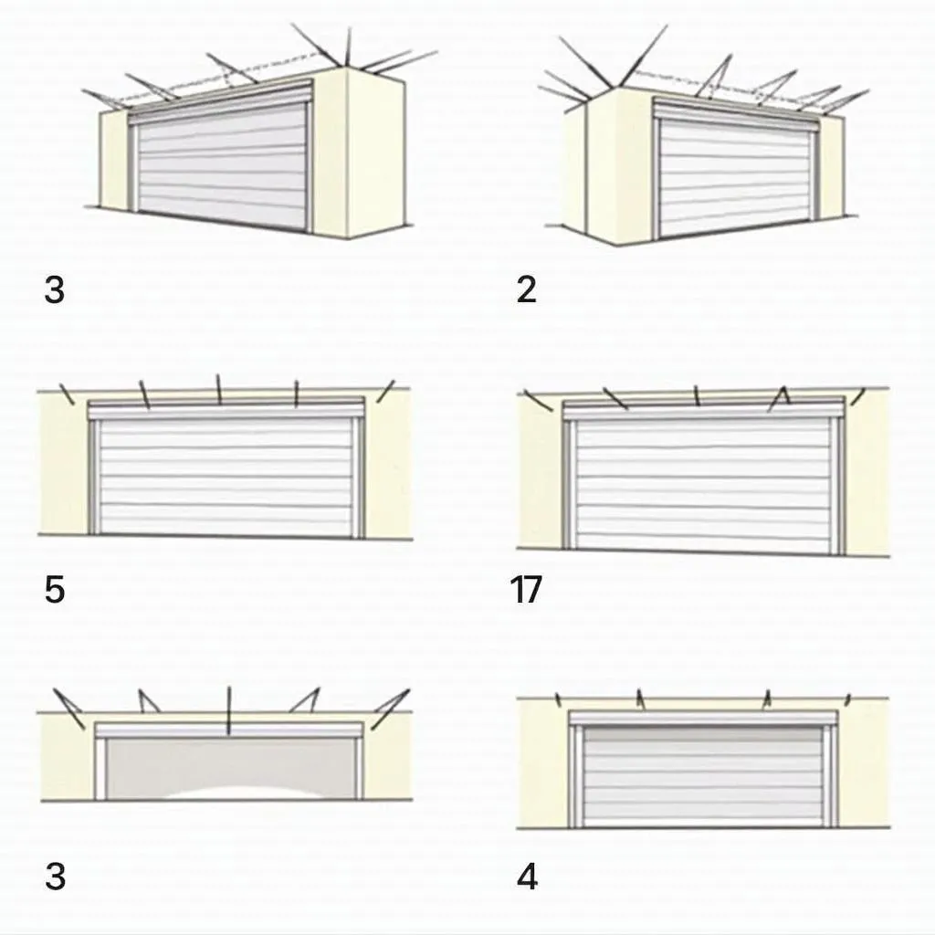 Installation eines Novoferm Iso 45 Sektionaltors