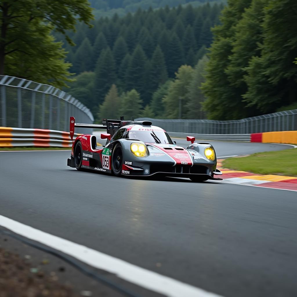 Die Rennstrecke am Nürburgring