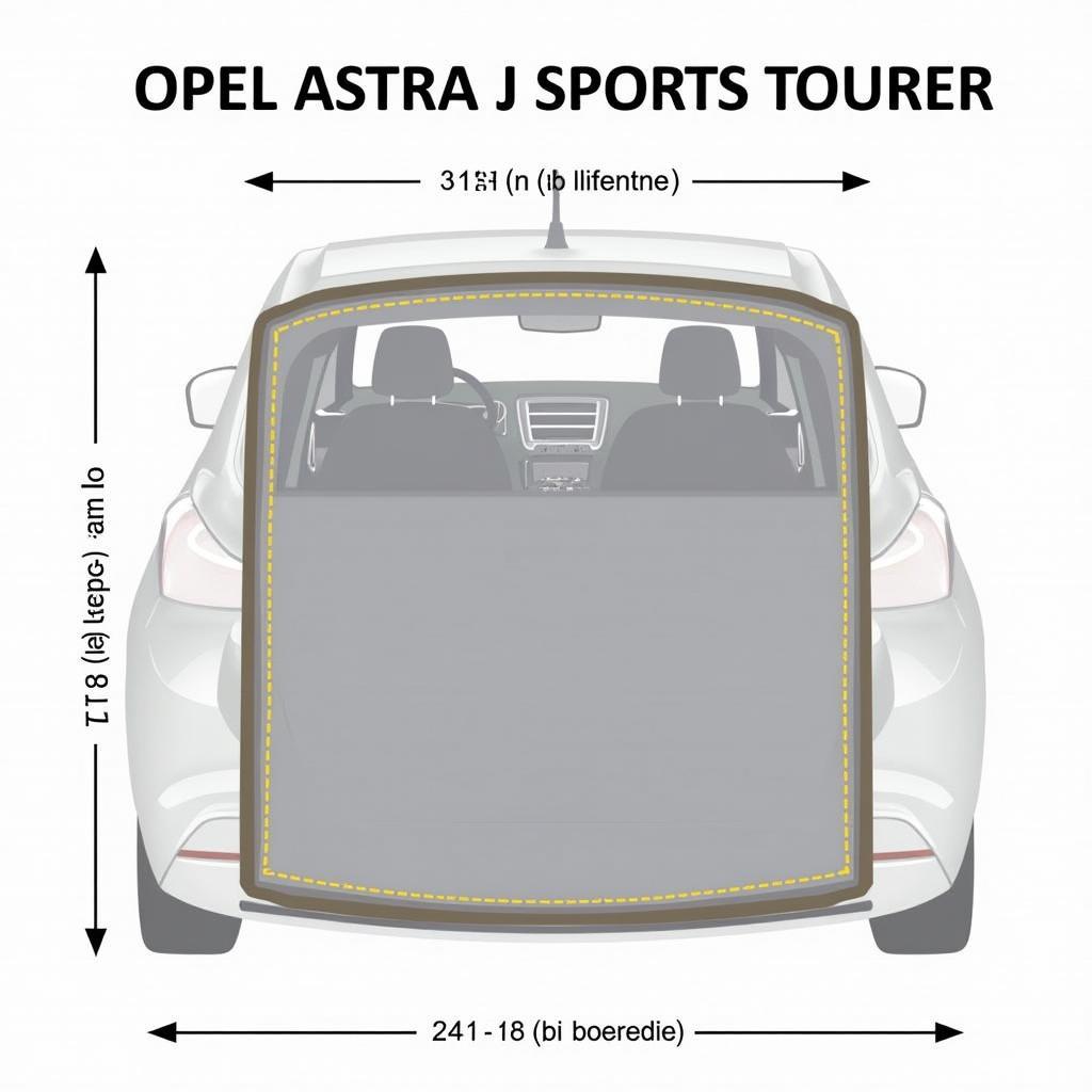 Opel Astra J Sports Tourer Kofferraum Maße