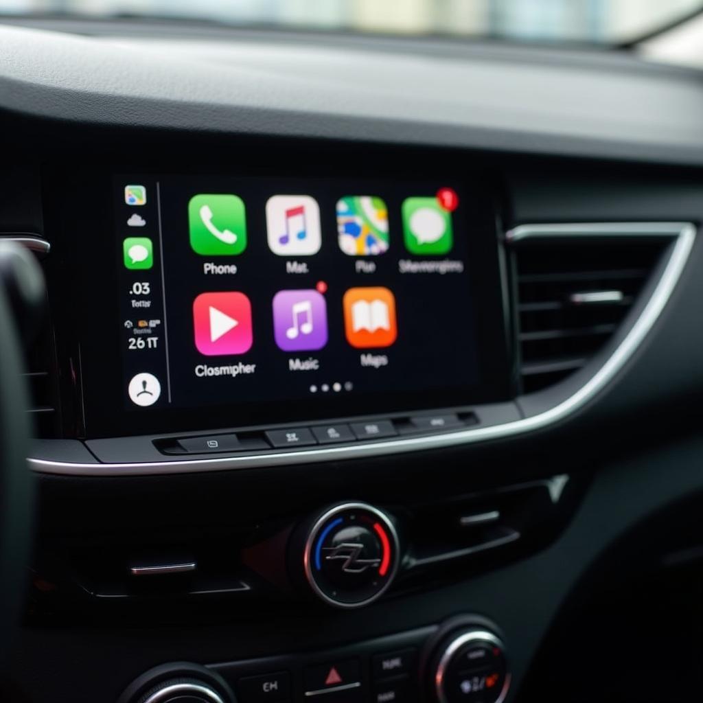 Opel CarPlay Integration im Infotainmentsystem