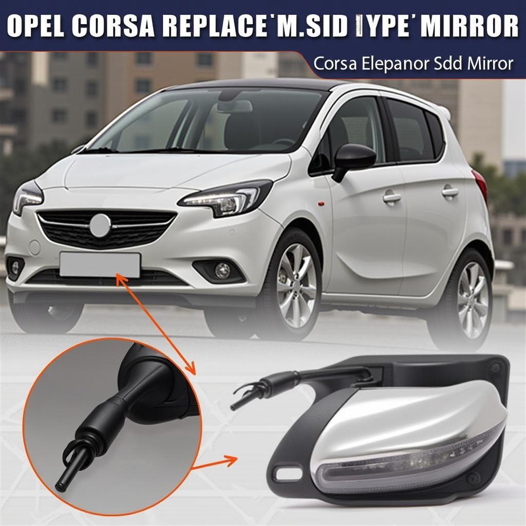 Opel Corsa Seitenspiegel Austausch