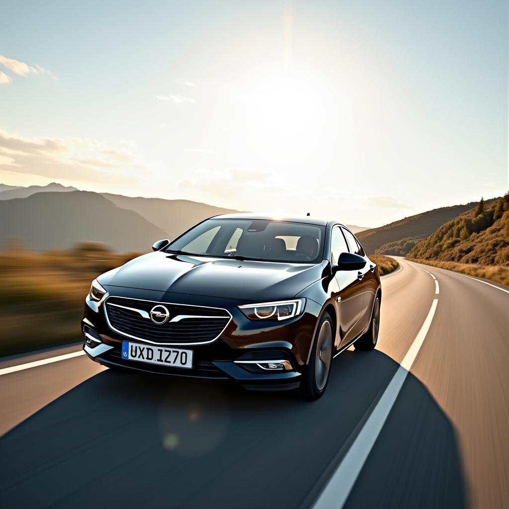 Fahrt mit dem Opel Insignia