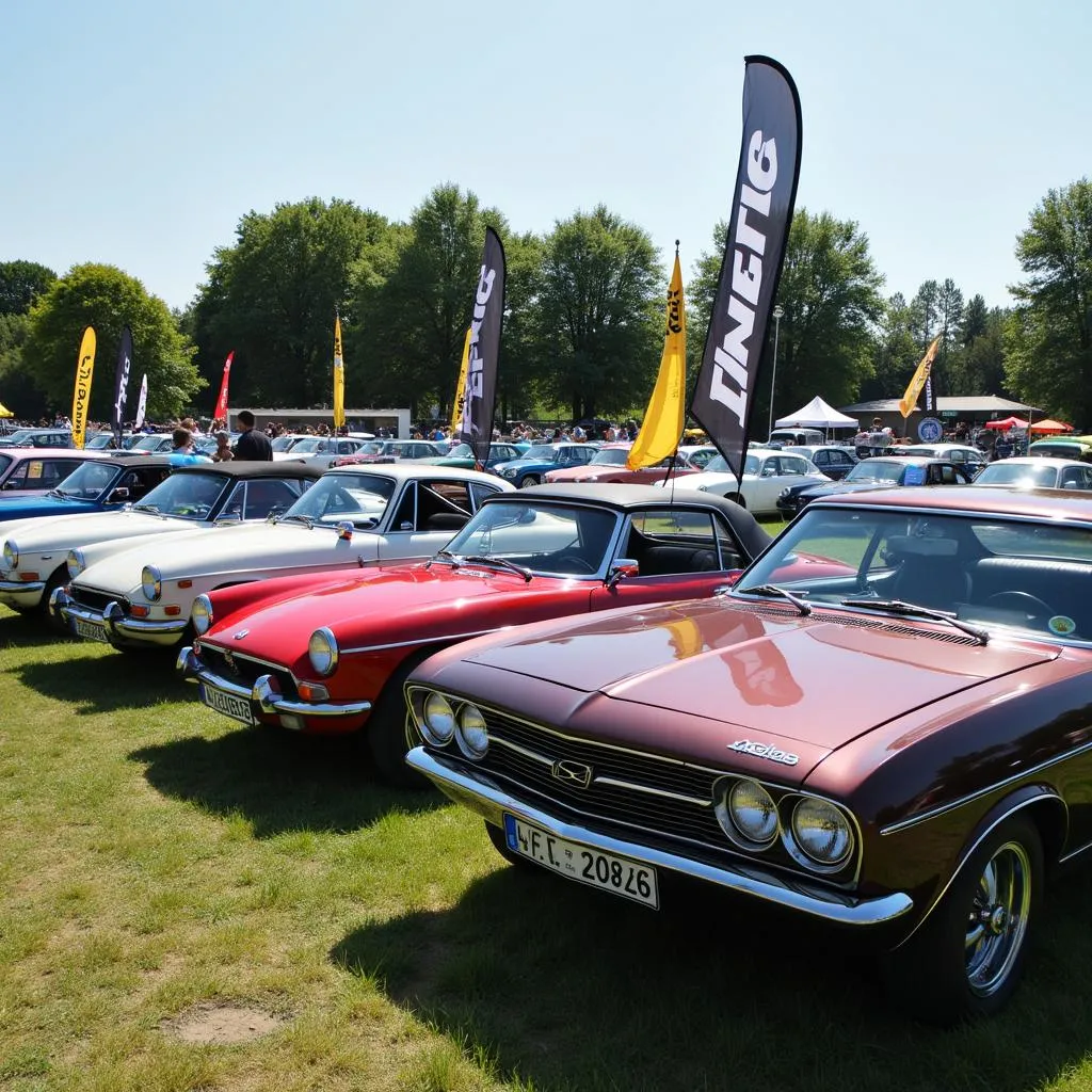 Opel Fahrzeuge beim Treffen