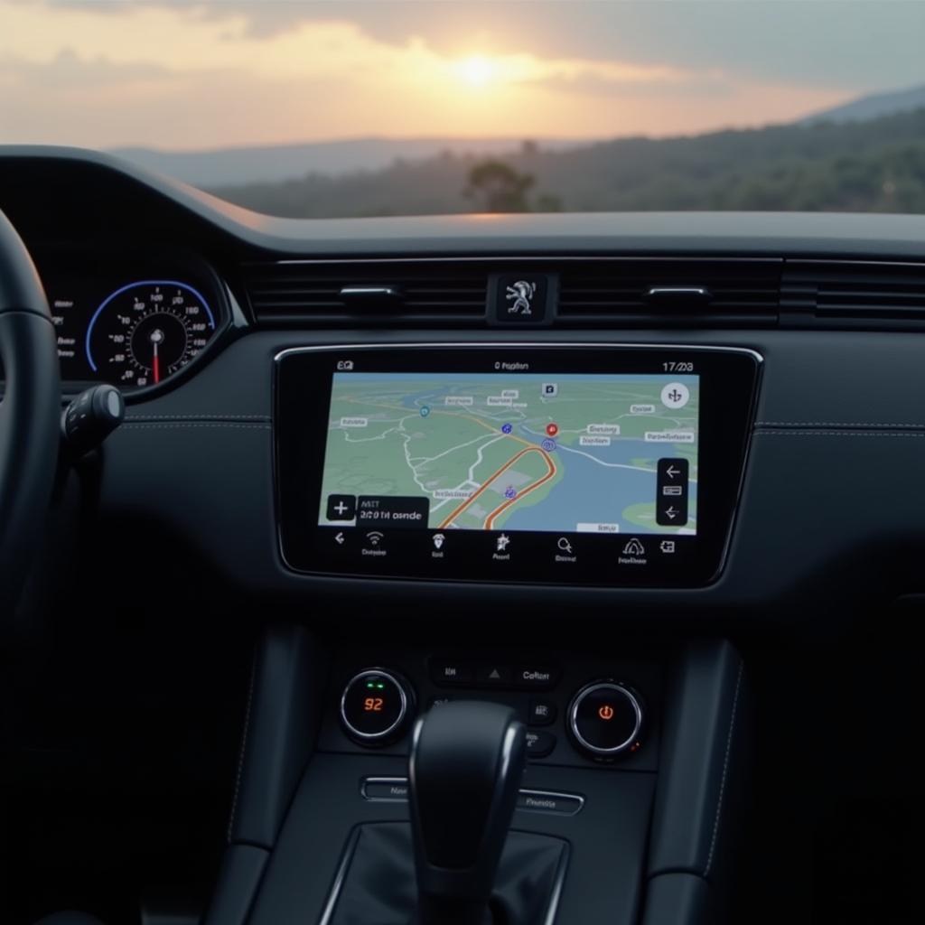 Peugeot i-Cockpit 3008 zentraler Touchscreen