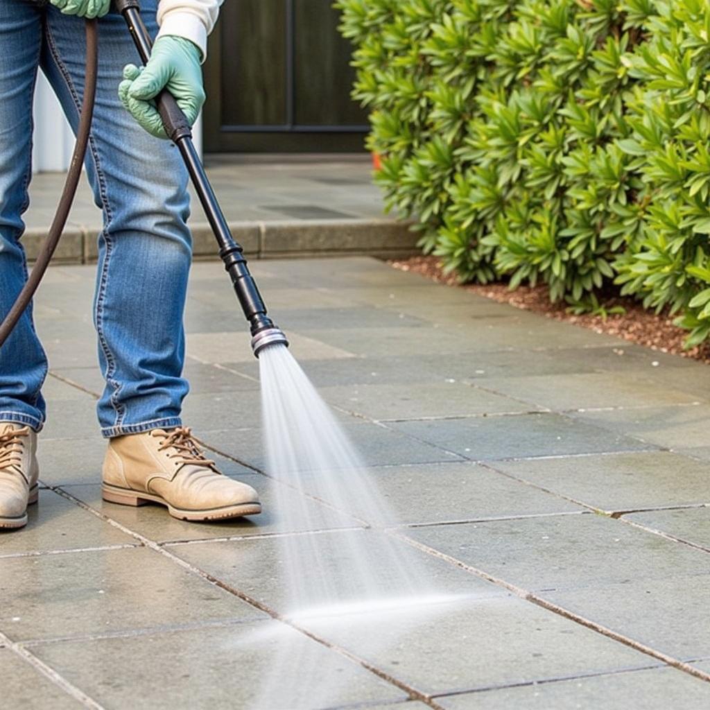 Tipps zur Pflasterreinigung mit Hochdruckreiniger