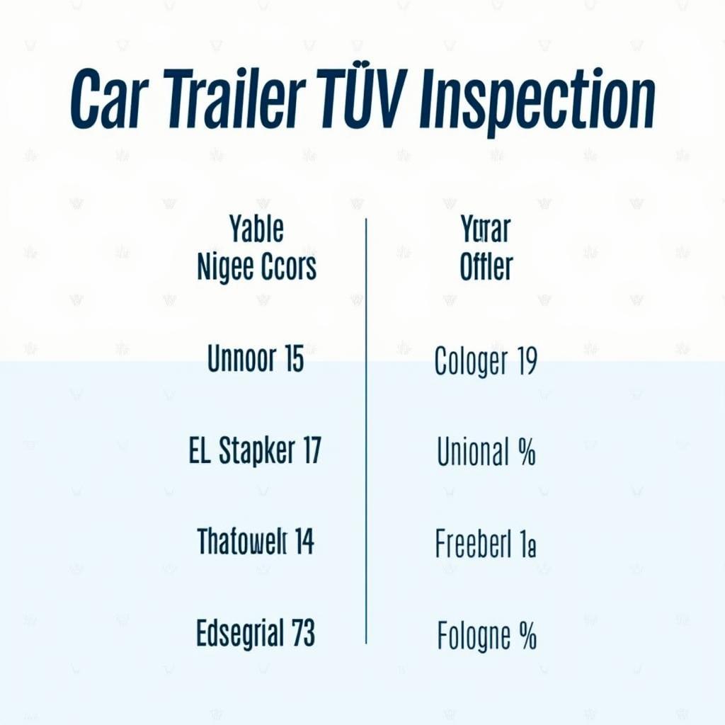 Kosten TÜV PKW Anhänger