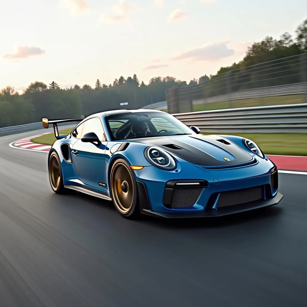 Porsche 911 GT3 RS 4.0 auf der Rennstrecke