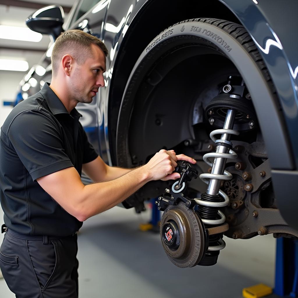 Reparatur eines Porsche Macan 2014