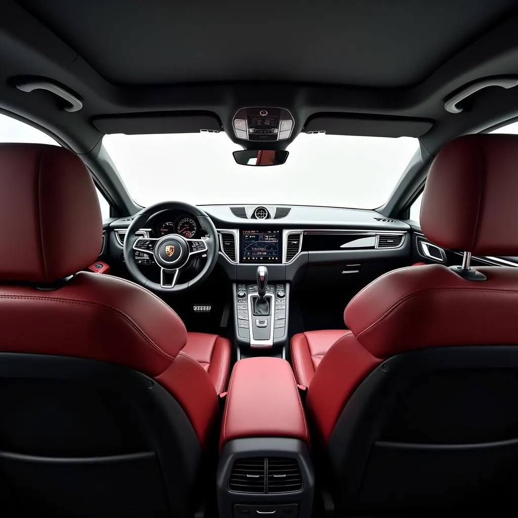 Luxuriöses Interieur des Porsche Macan S