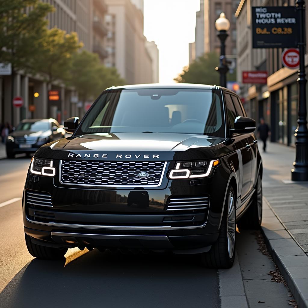 Range Rover Vogue in der Stadt