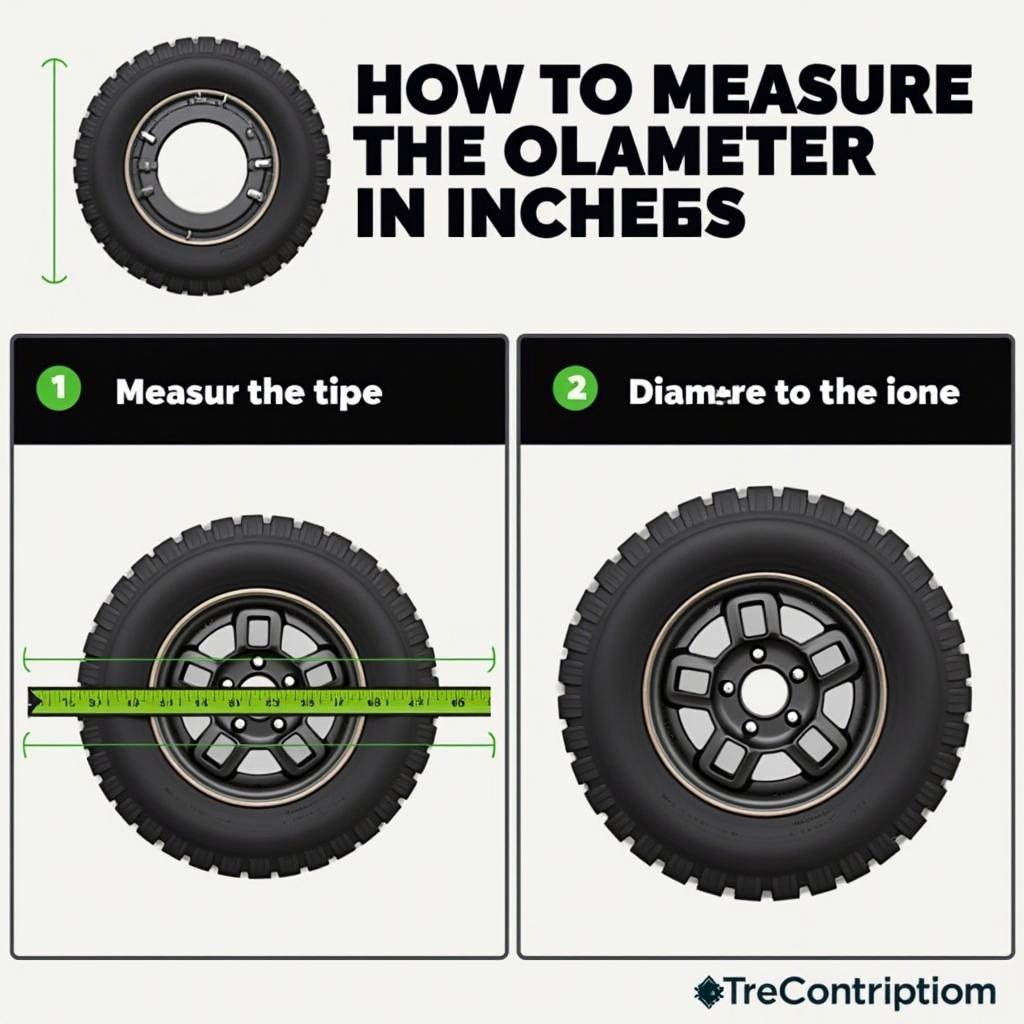 Reifen Zoll Größe Messung
