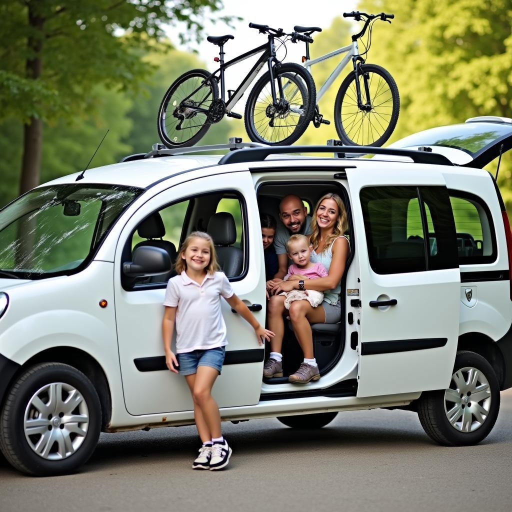 Renault Kangoo Weiß Familie