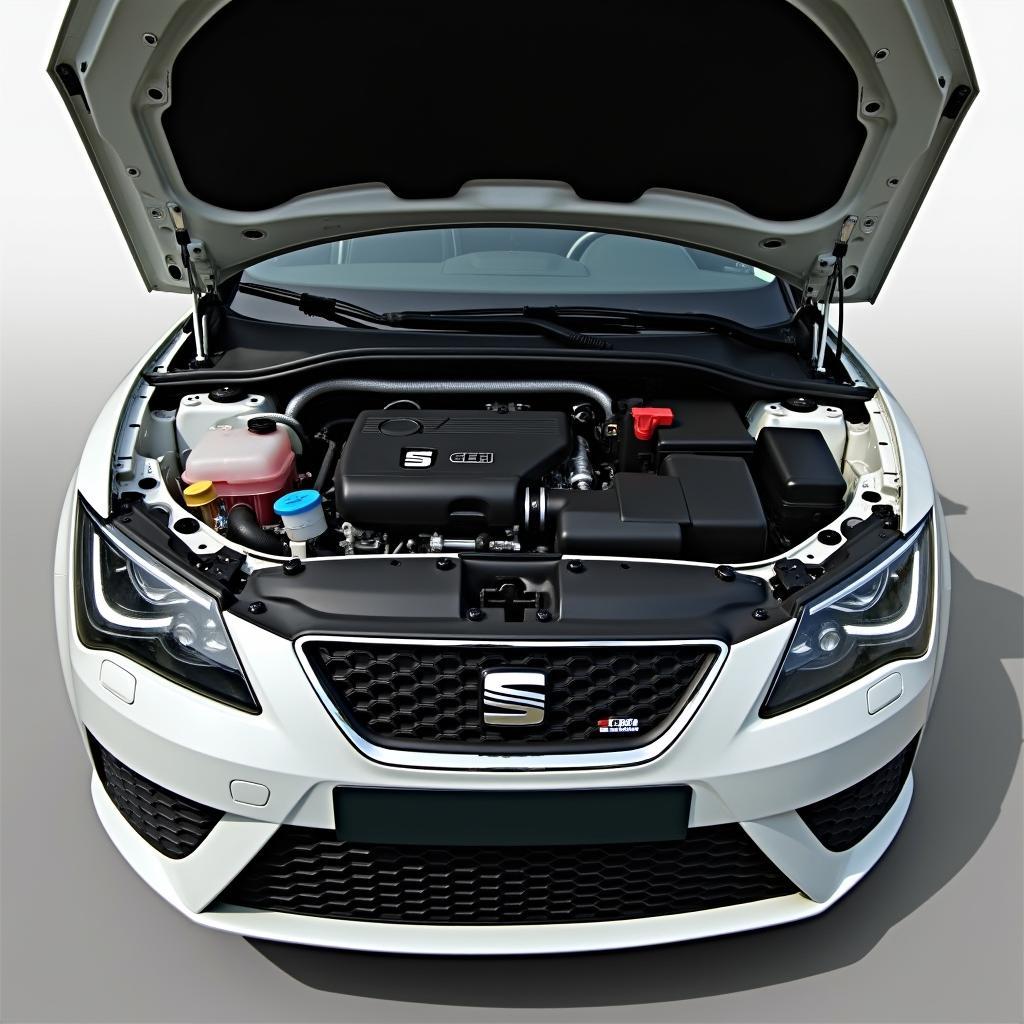 Seat Leon II Motorraum