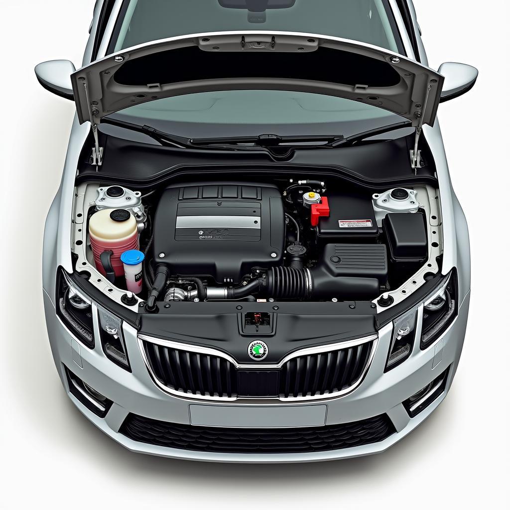 Skoda Octavia 2014 Motorraum