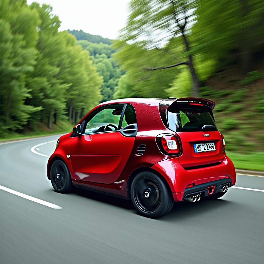 Der Smart #3 Brabus in Aktion