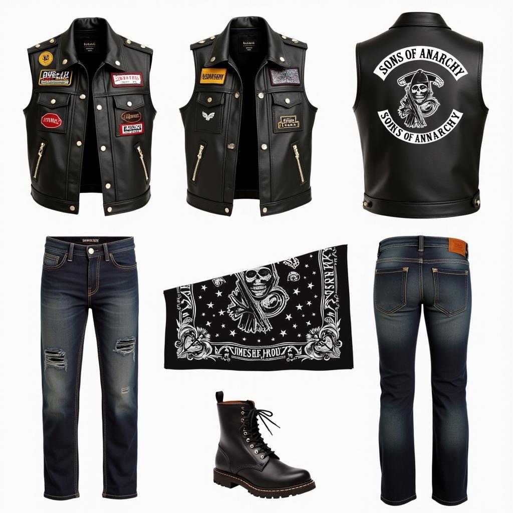 Der typische Kleidungsstil der Sons of Anarchy