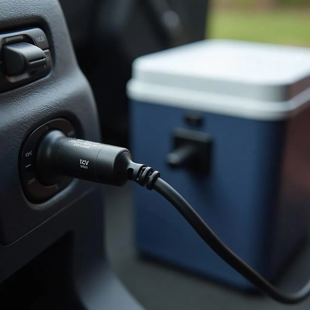 Stecker für Kühlbox im Auto