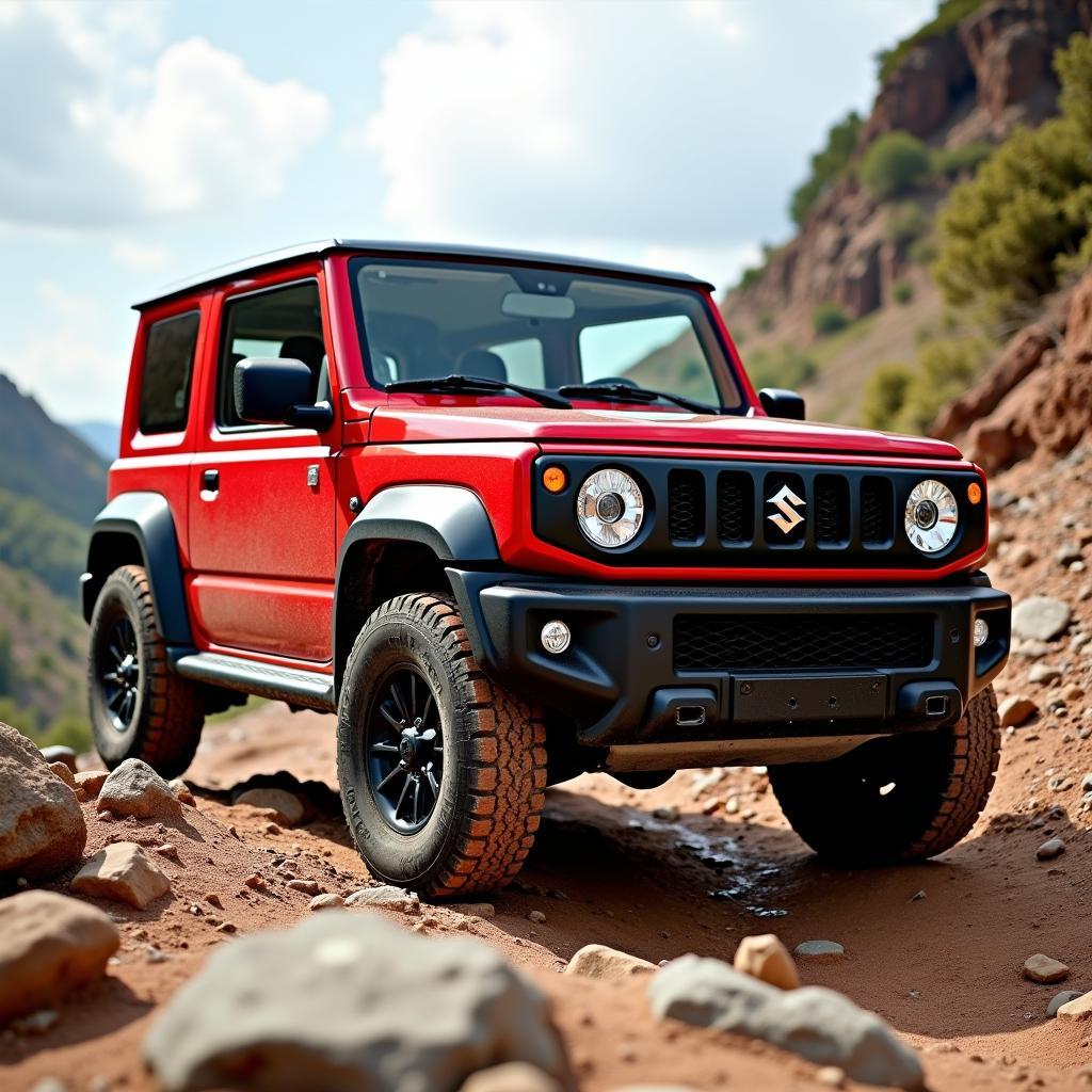 Suzuki Jimny im Gelände