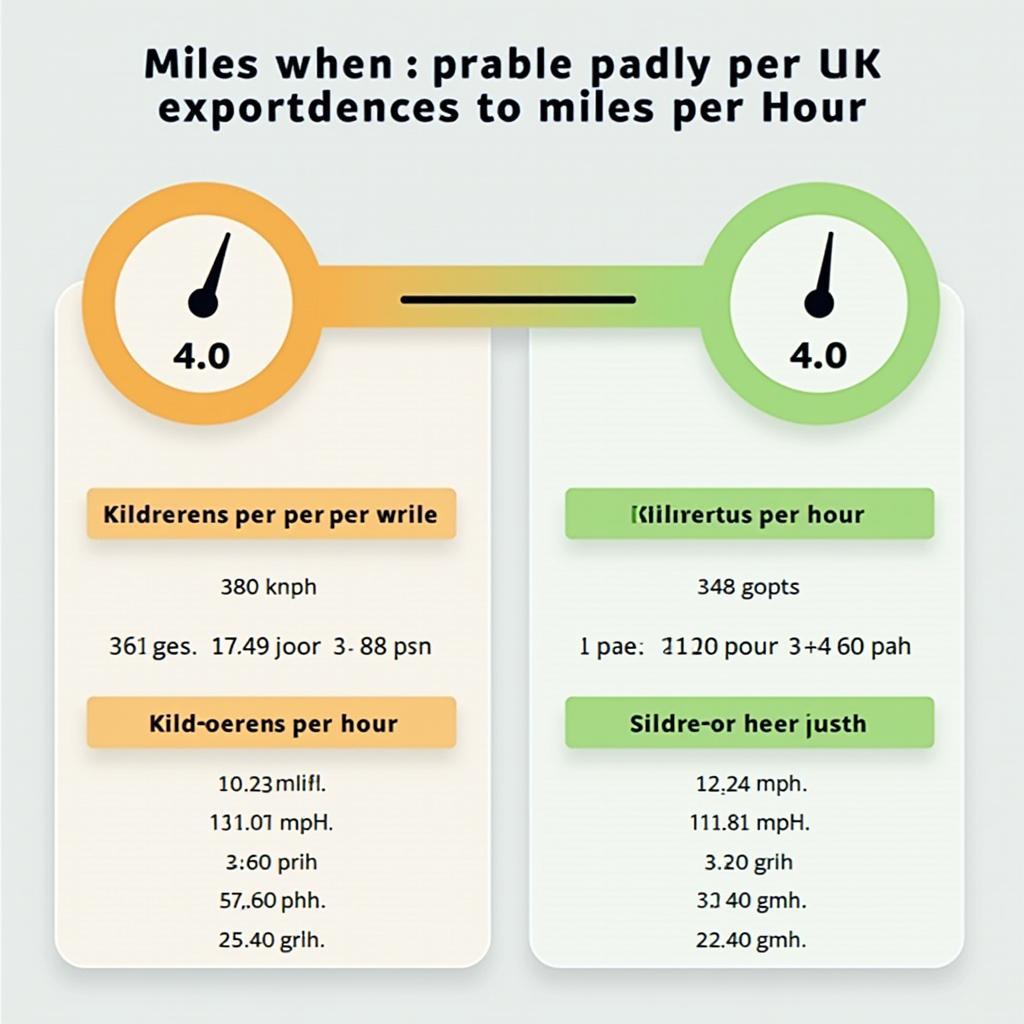 Umrechnung km/h in mph