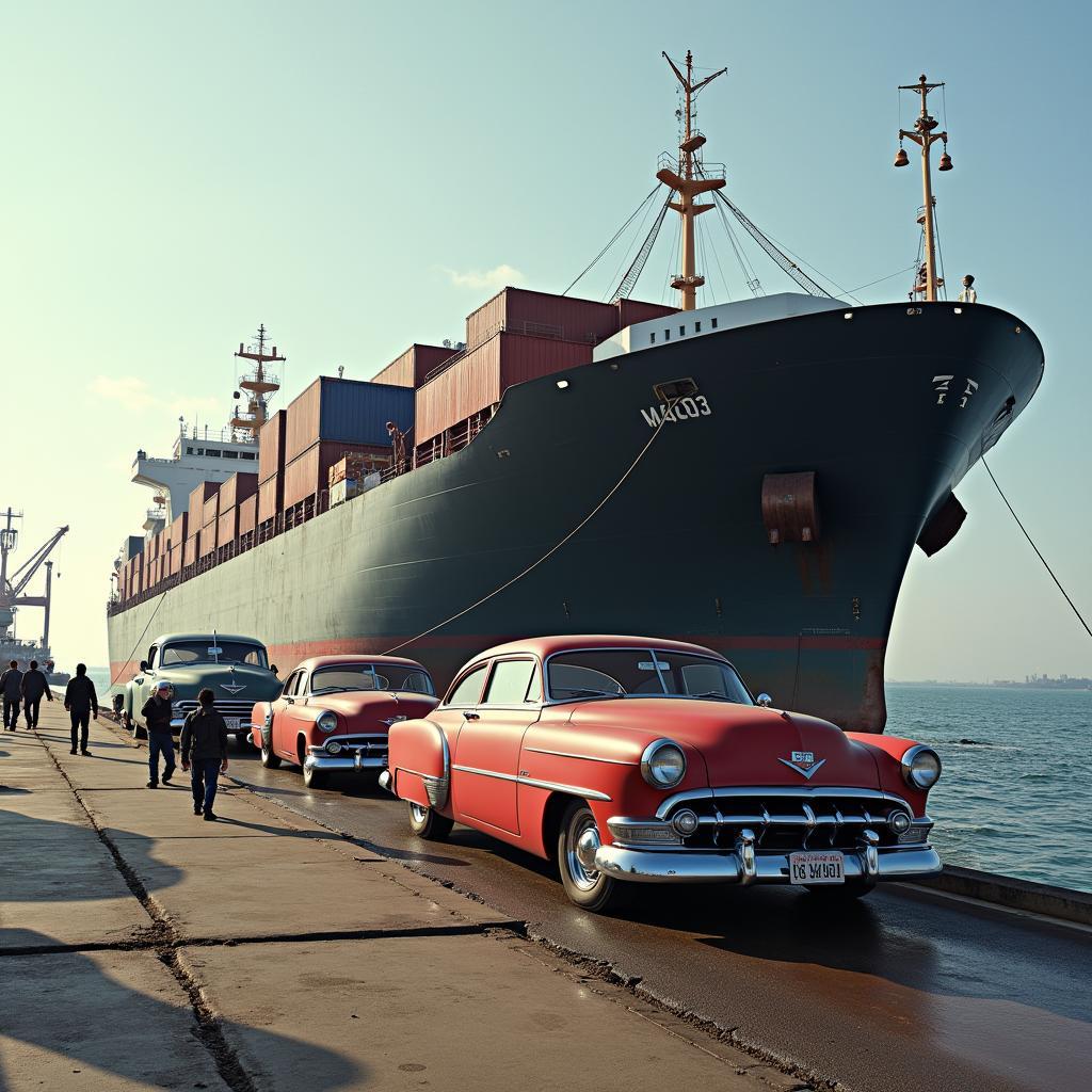 US Car Import Hafen Hamburg