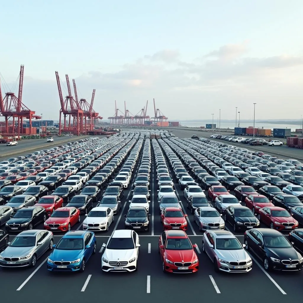 US Cars Bremerhaven Hafen