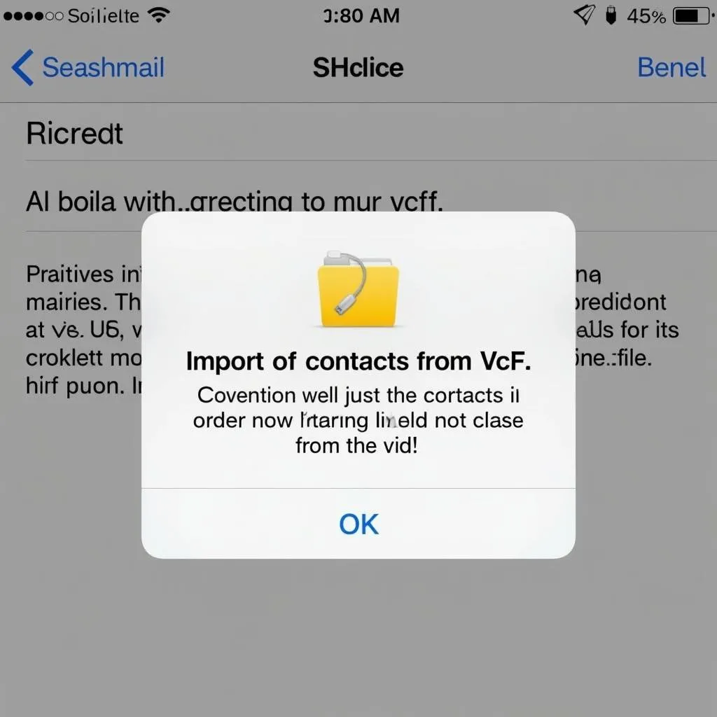 vCard Datei auf iPhone importieren