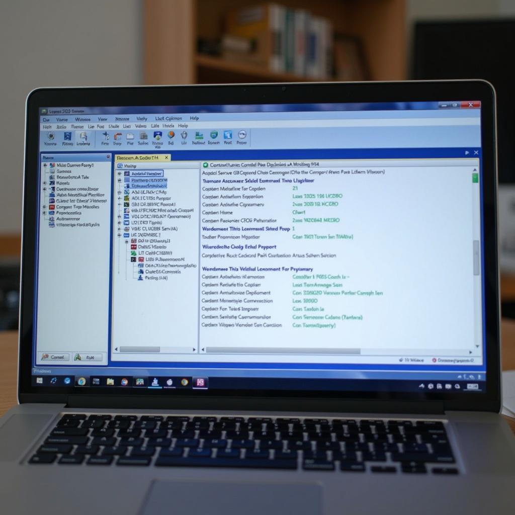 VCDS Software auf dem Laptop