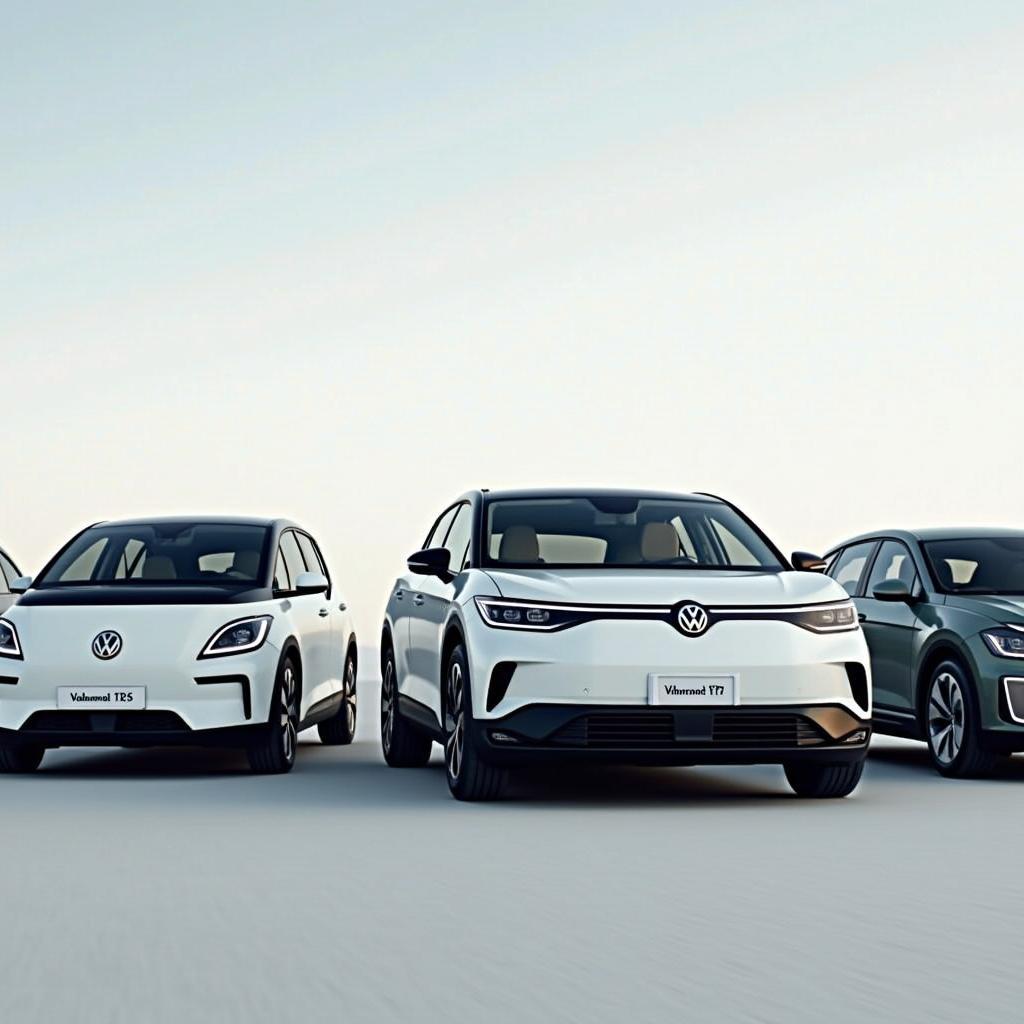 Elektroautos der Volkswagen ID-Familie