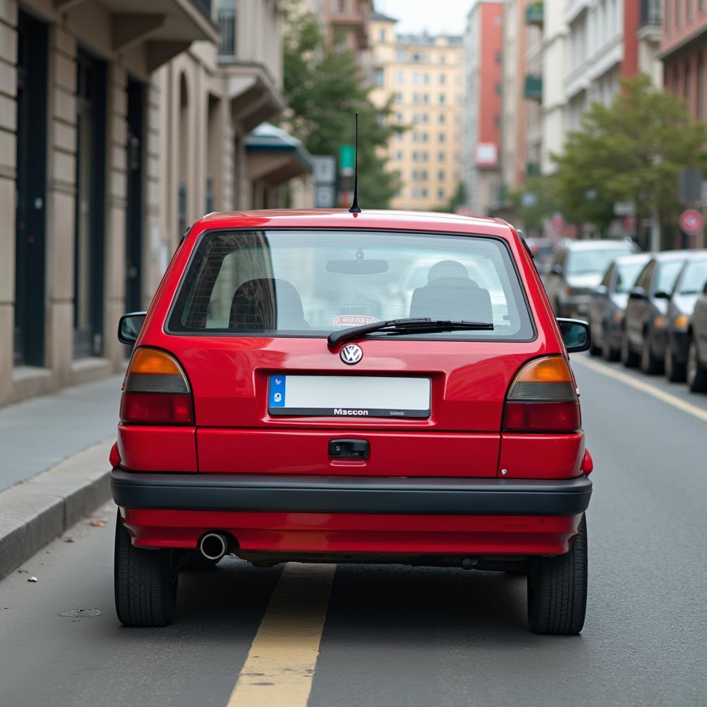 Volkswagen Polo 1996 im Stadtverkehr