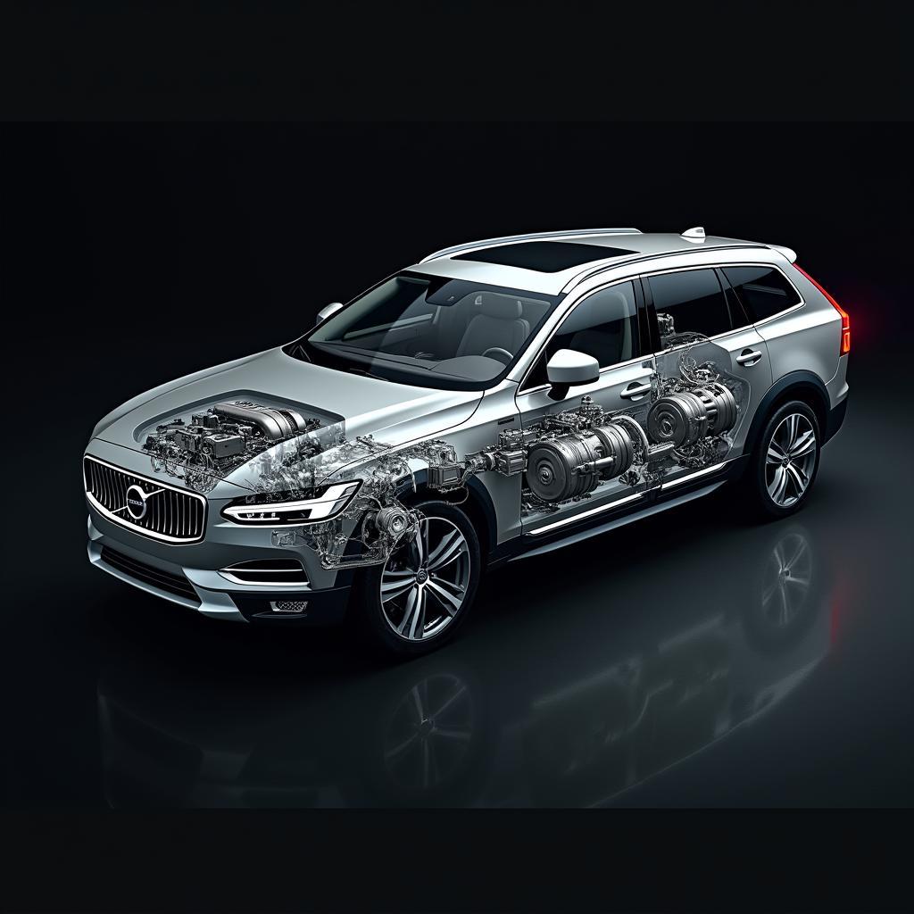 Volvo V90 T8 Antriebsstrang