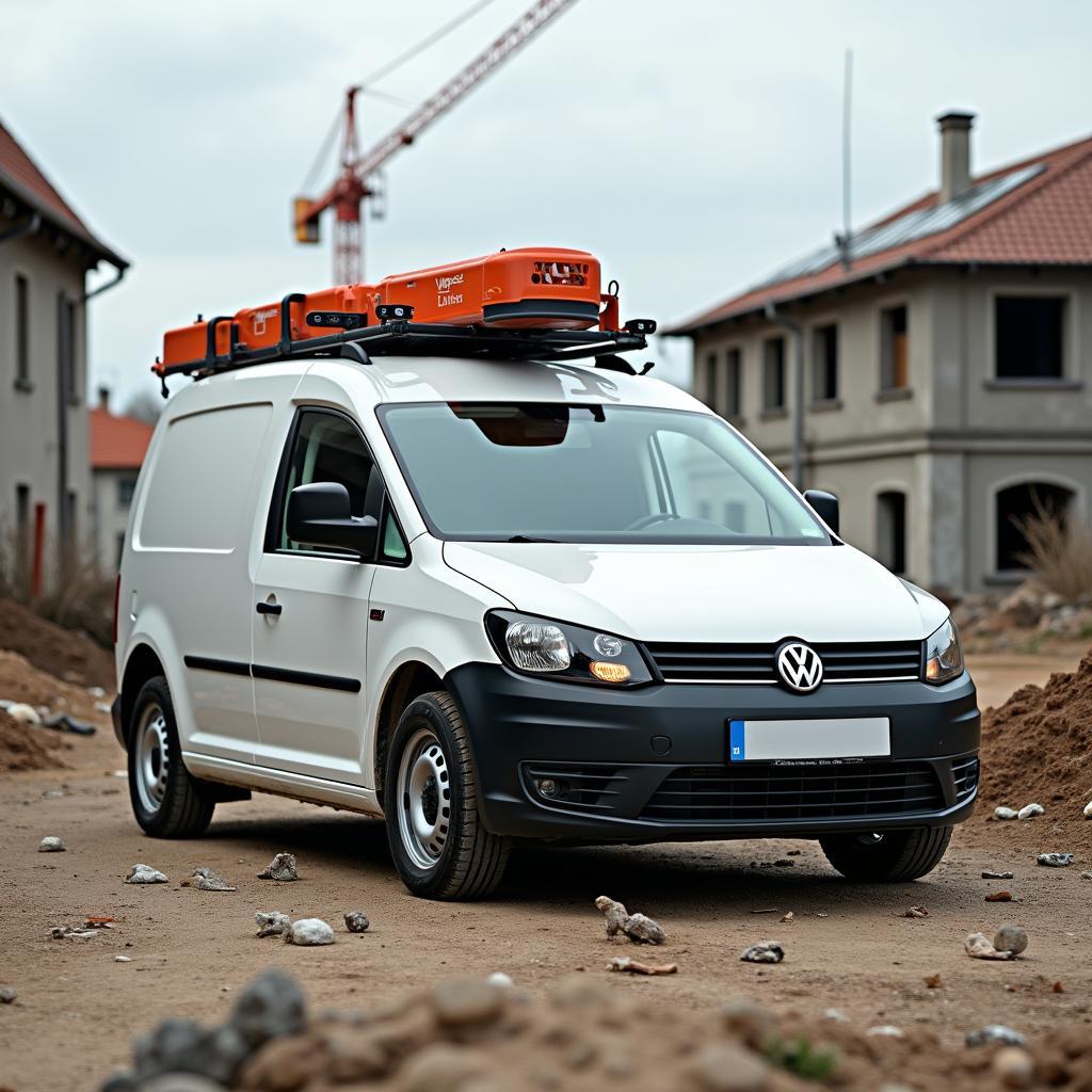 VW Caddy im Einsatz