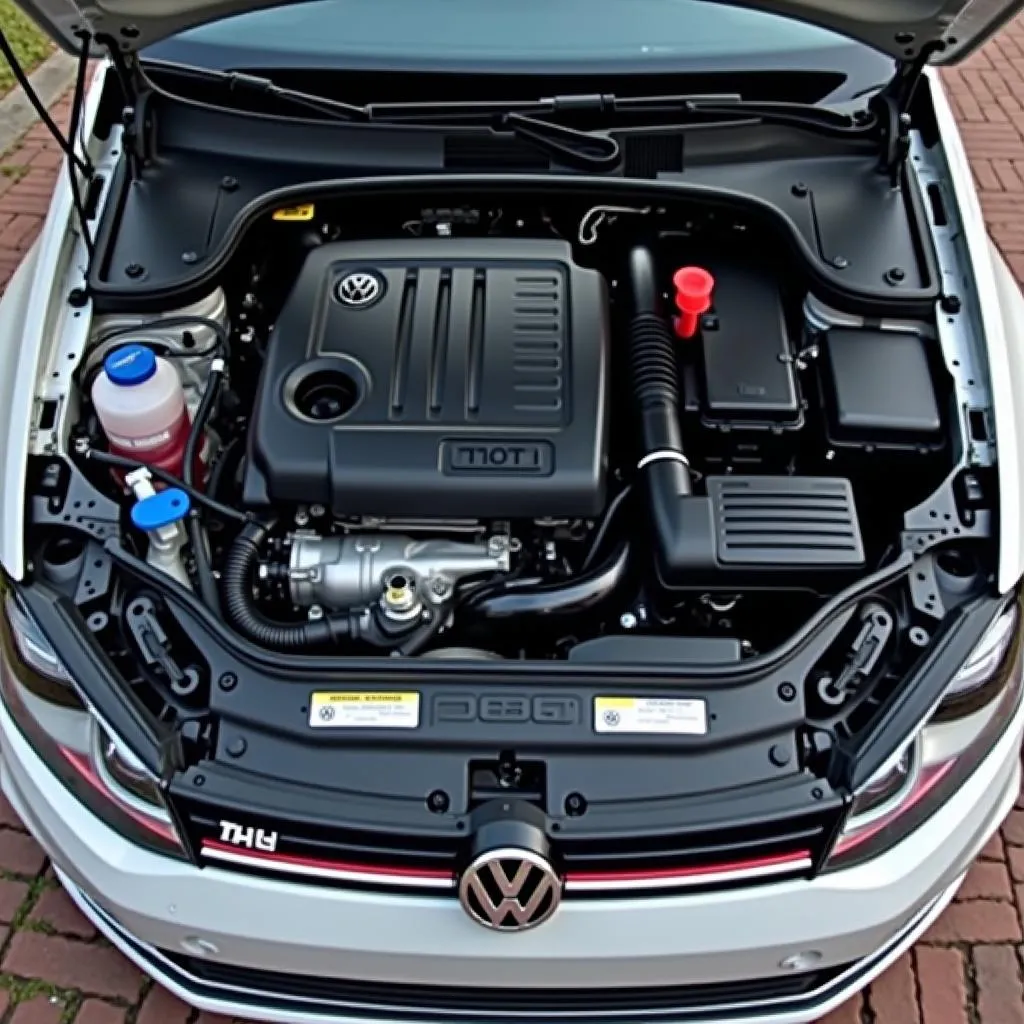 VW Golf Motorraum