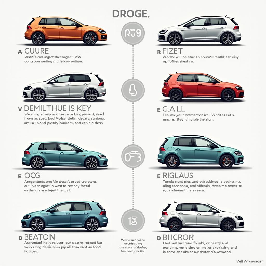 VW RS Modelle im Vergleich