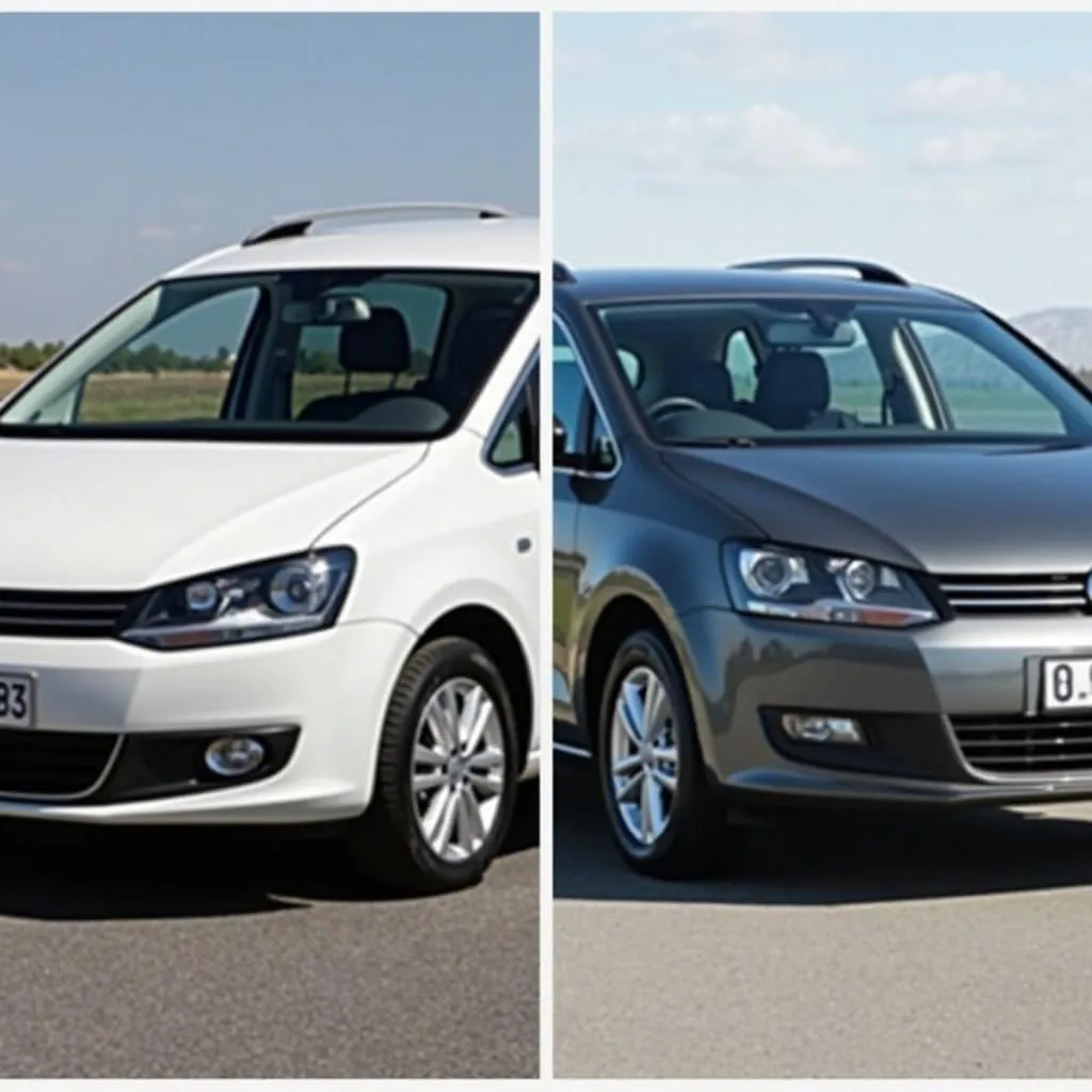 VW Sharan und Seat Alhambra im Vergleich