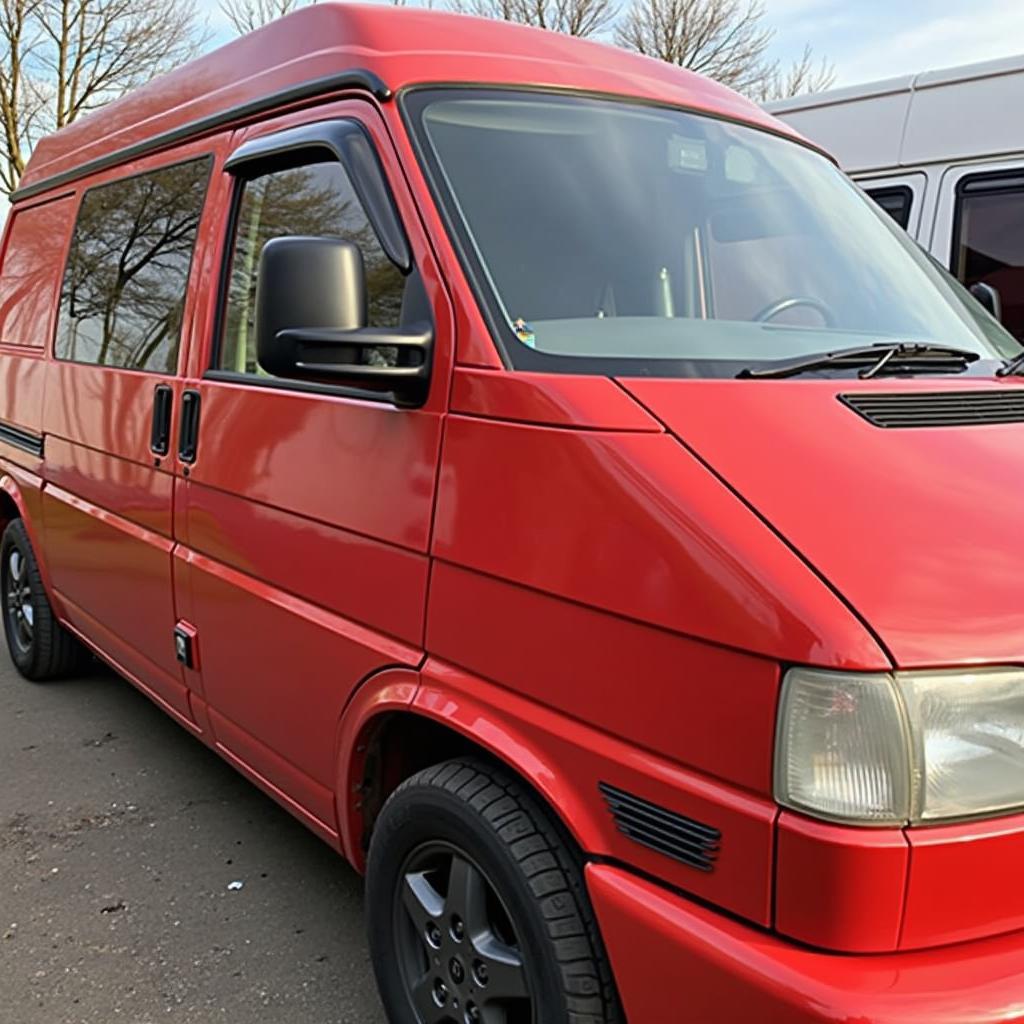 VW T4 nach der Lackierung