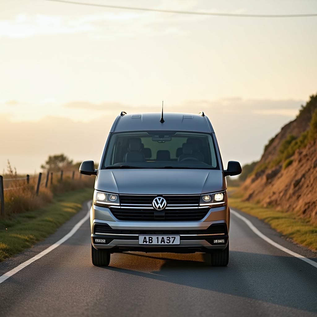 VW T5 auf der Straße