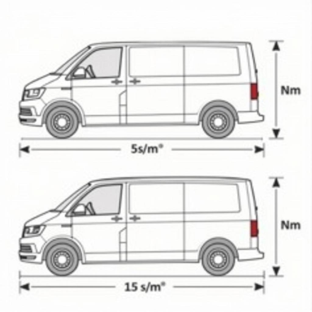 VW T5 Lang Außenmaße