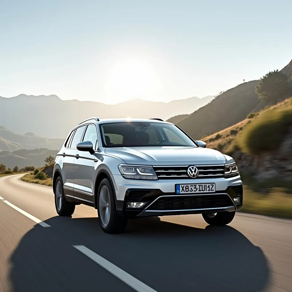 VW Tiguan 1.4 TSI auf der Straße