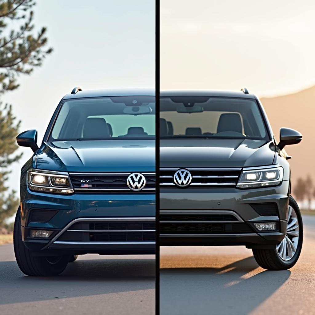 VW Tiguan USA Modellvergleich