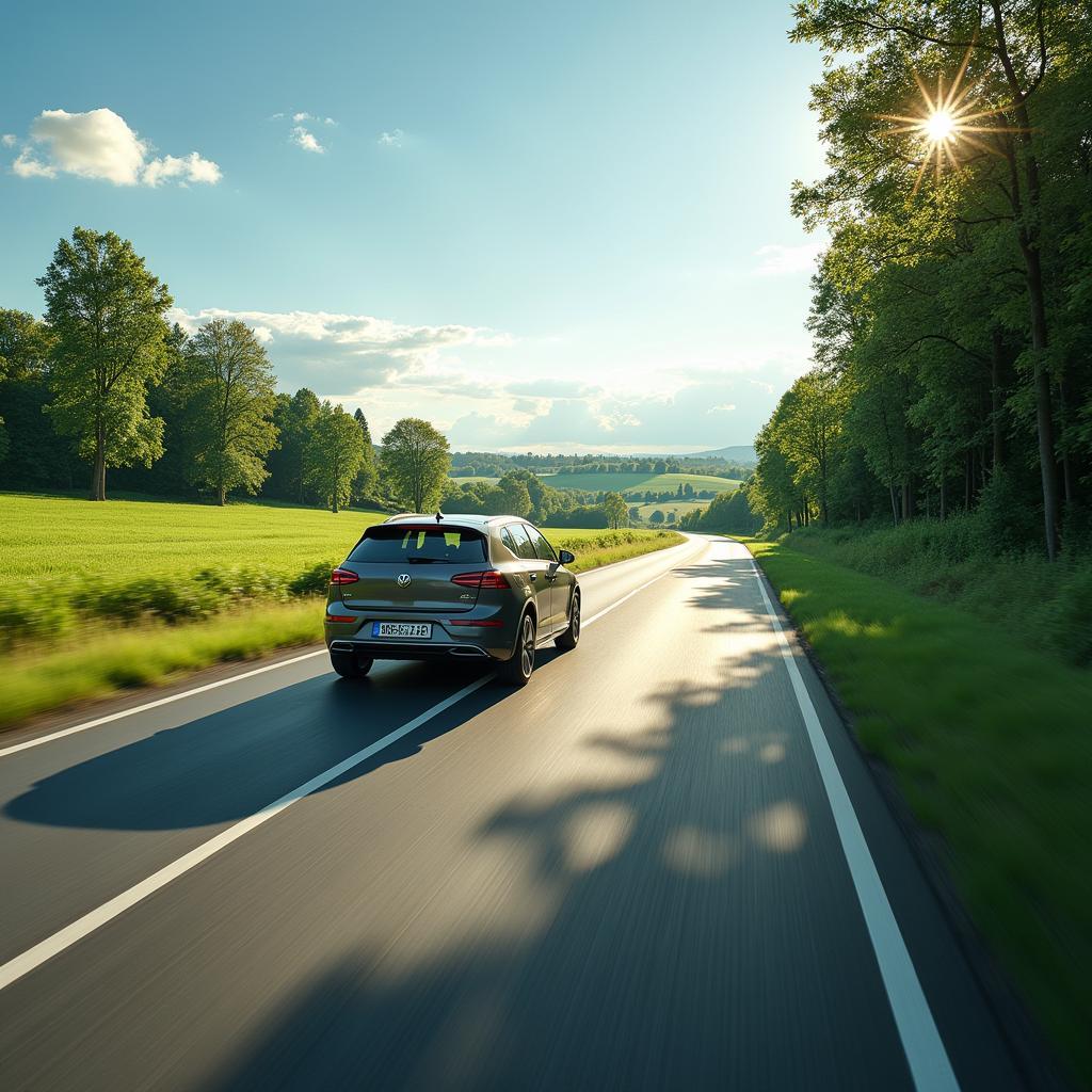 Auto im Sommer in Radelstetten