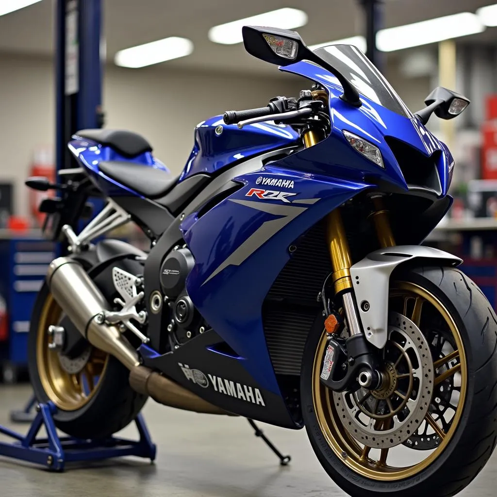 Yamaha R1 RN12 in der Werkstatt